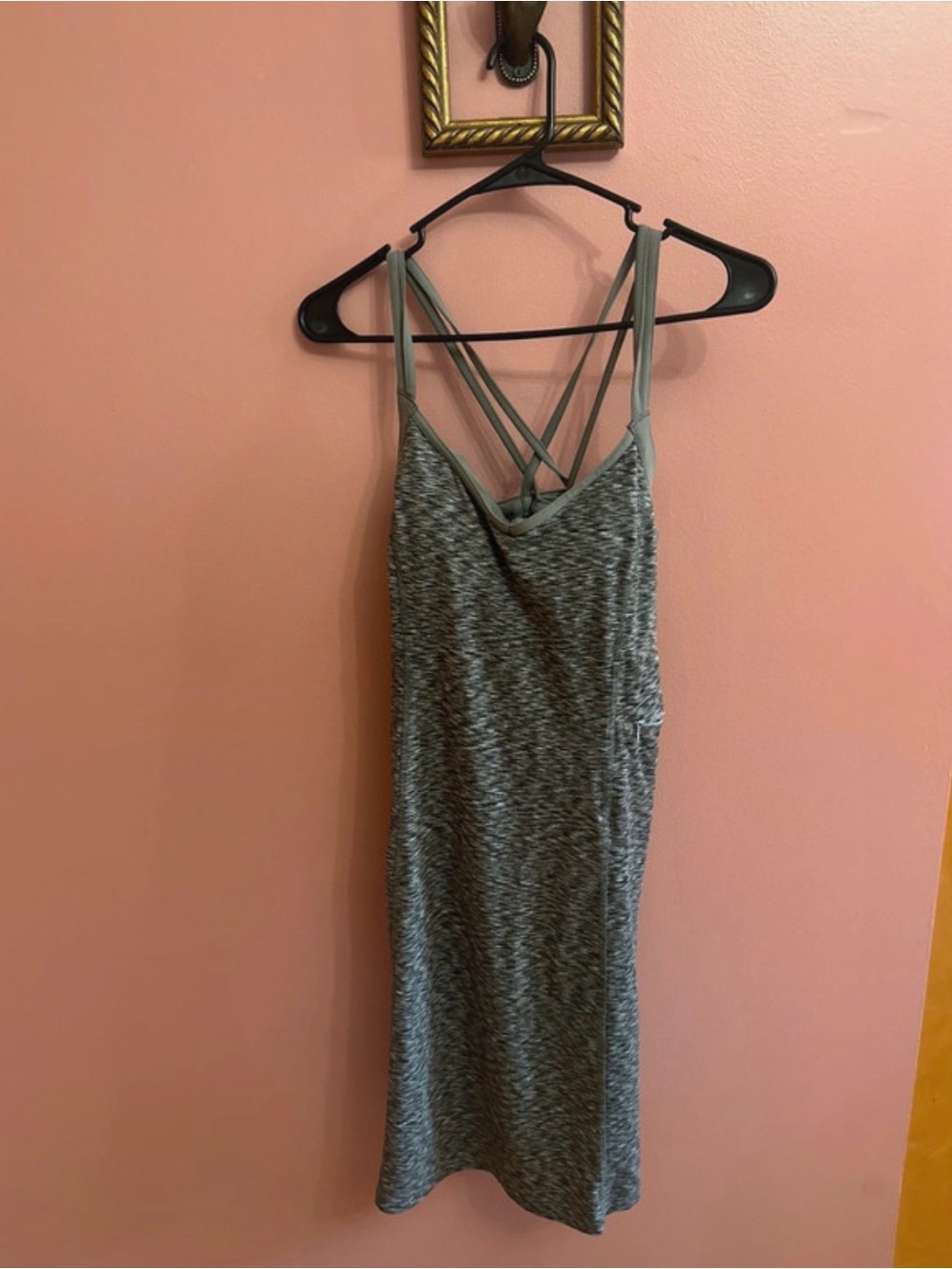 The North Face Heather Gray Strappy Midi Dress